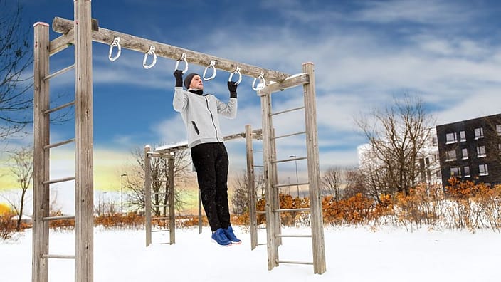 žena jak se protahuje